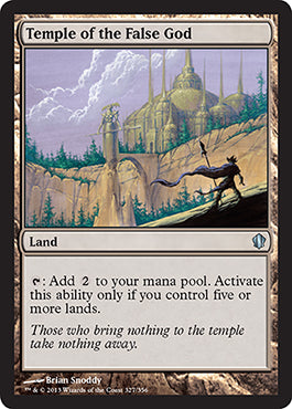 Temple of the False God (Commander 2013 Edition) Light Play