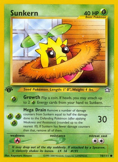 Sunkern (Neo Genesis) Damaged / Poor Unlimited