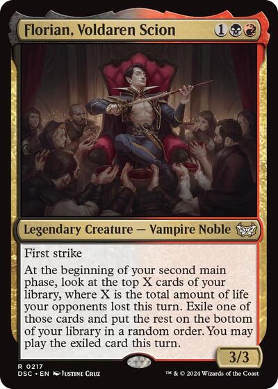 Florian, Voldaren Scion (Commander: Duskmourn: House of Horror) Light Play