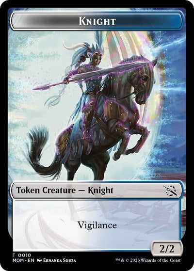 Knight Token (March of the Machine) Light Play