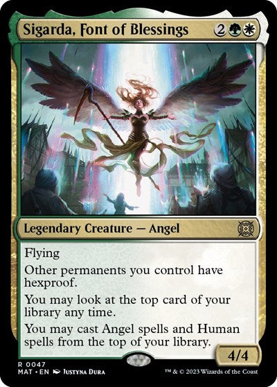 Sigarda, Font of Blessings (March of the Machine: The Aftermath) Light Play