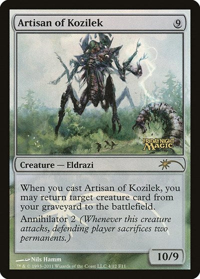 Artisan of Kozilek (Promos: FNM) Light Play Foil