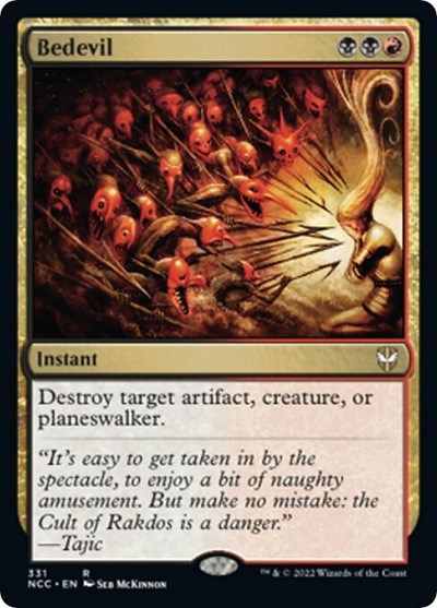 Bedevil (Commander: Streets of New Capenna) Light Play