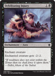 Debilitating Injury (Khans of Tarkir) Light Play