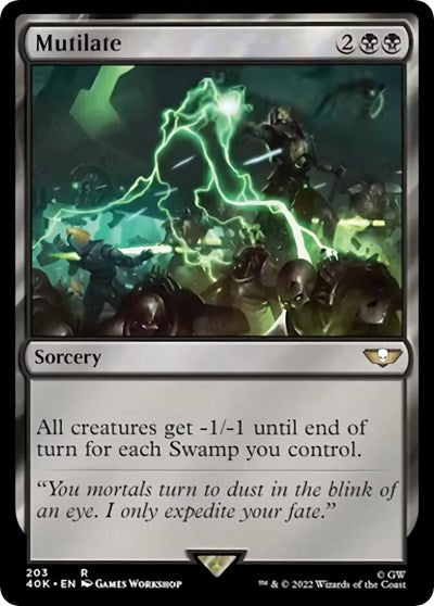 Mutilate (Universes Beyond: Warhammer 40K) Light Play