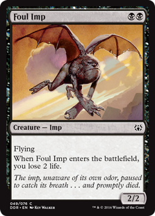 Foul Imp (Duel Decks: Nissa vs Ob Nixilis) Light Play