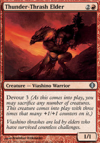 Thunder-Thrash Elder (Shards of Alara) Light Play