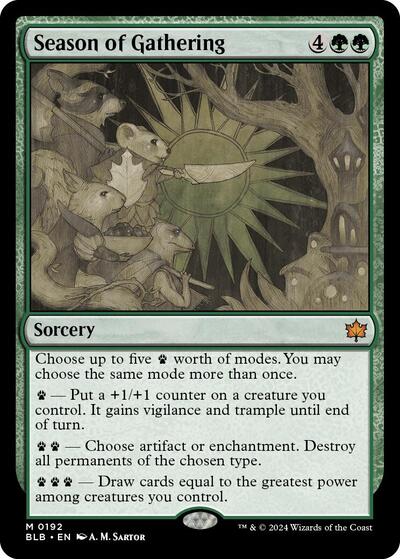 Season of Gathering (Bloomburrow) Light Play