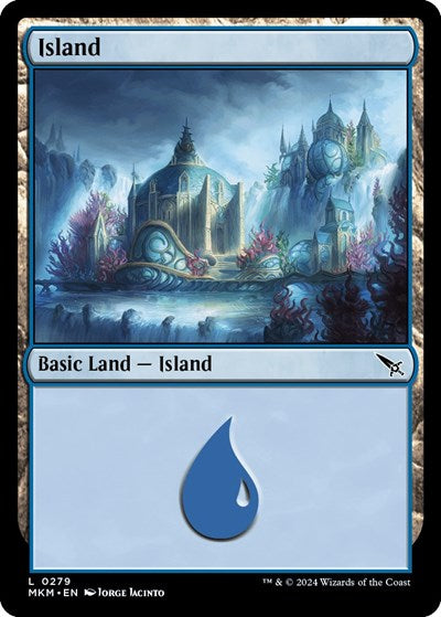 Island (0279) (Murders at Karlov Manor) Light Play Foil