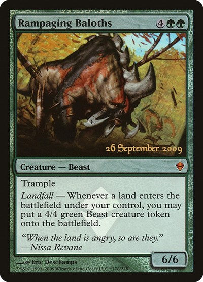 Rampaging Baloths (Promos: Prerelease Cards) Medium Play Foil