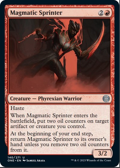 Magmatic Sprinter (Phyrexia: All Will Be One) Light Play