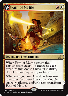 Path of Mettle (Rivals of Ixalan) Light Play