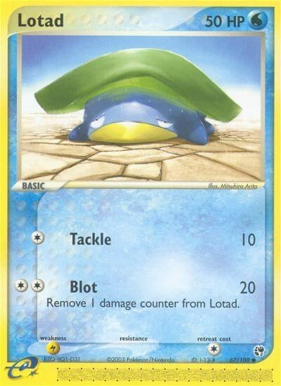 Lotad - 67 (Sandstorm) Heavy Play