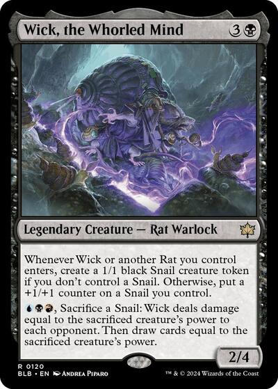 Wick, the Whorled Mind (Bloomburrow) Light Play Foil