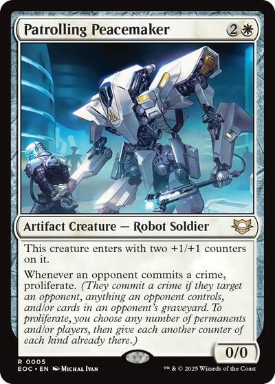 Patrolling Peacemaker (Commander: Edge of Eternities) Light Play