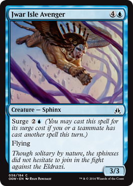 Jwar Isle Avenger (Oath of the Gatewatch) Light Play