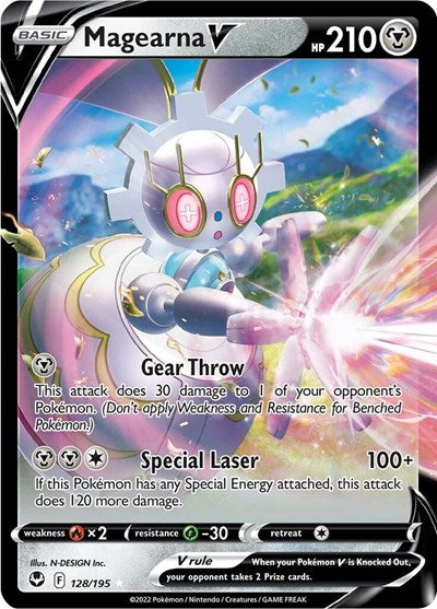 Magearna V (SWSH12: Silver Tempest) Light Play Holofoil
