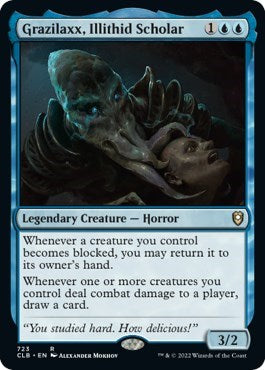 Grazilaxx, Illithid Scholar (Commander Legends: Battle for Baldur's Gate) Light Play