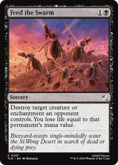 Feed the Swarm (Avatar: The Last Airbender: Eternal-Legal) Light Play Foil