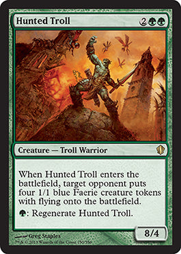 Hunted Troll (Commander 2013 Edition) Light Play