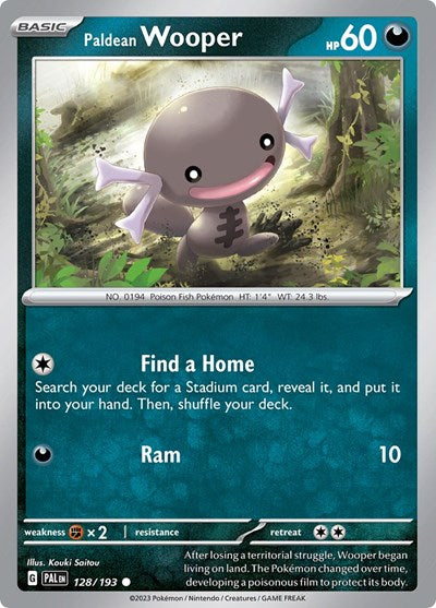 Paldean Wooper (SV02: Paldea Evolved) Light Play