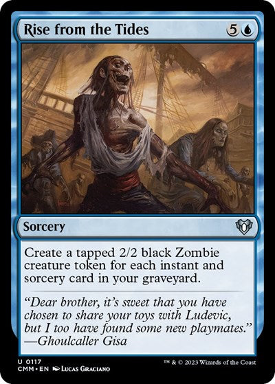 Rise from the Tides (Commander Masters) Light Play
