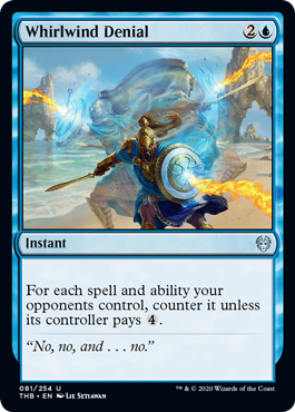 Whirlwind Denial (Theros Beyond Death) Light Play