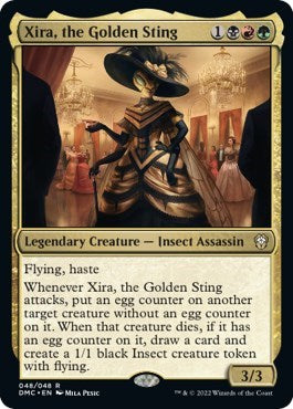 Xira, the Golden Sting (Commander: Dominaria United) Light Play