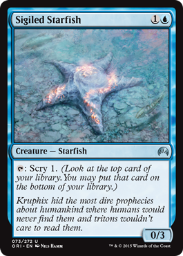 Sigiled Starfish (Magic Origins) Heavy Play