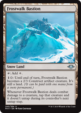 Frostwalk Bastion (Modern Horizons) Light Play