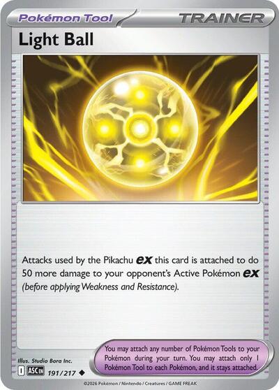Light Ball (ME: Ascended Heroes) Light Play Reverse Holofoil