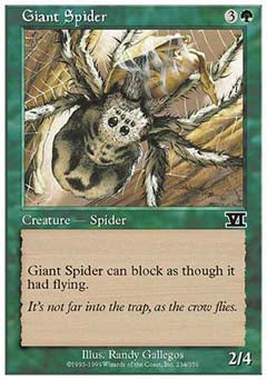 Giant Spider (Classic 6th Edition) Light Play