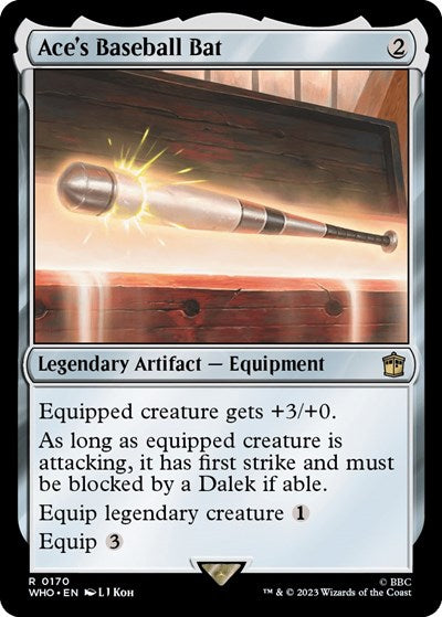 Ace's Baseball Bat (Universes Beyond: Doctor Who) Light Play