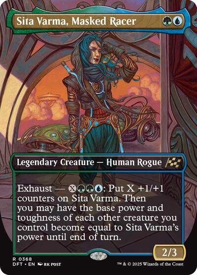 Sita Varma, Masked Racer (Borderless) (Aetherdrift) Light Play