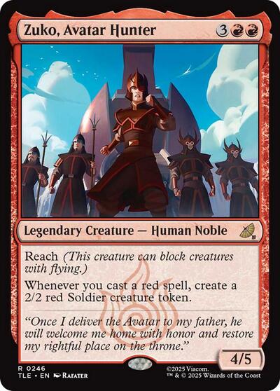 Zuko, Avatar Hunter (Avatar: The Last Airbender: Eternal-Legal) Light Play Foil