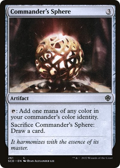Commander's Sphere (Commander 2022 Starter Decks) Light Play