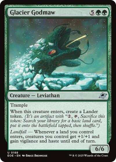 Glacier Godmaw (Edge of Eternities) Light Play
