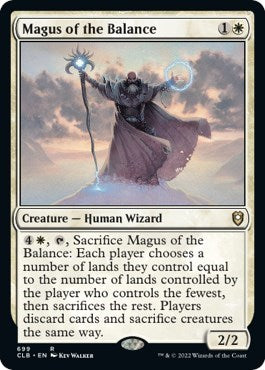Magus of the Balance (Commander Legends: Battle for Baldur's Gate) Light Play
