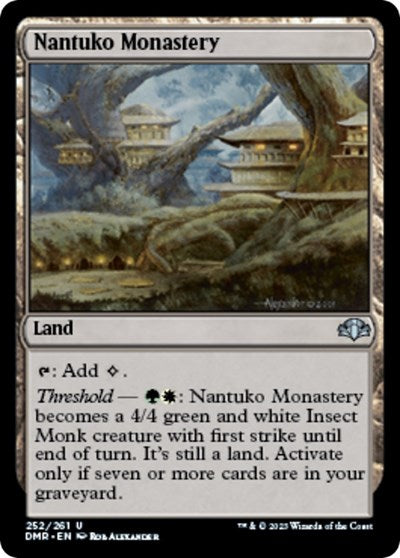 Nantuko Monastery (Dominaria Remastered) Light Play