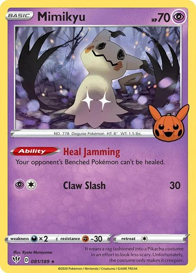 Mimikyu (Trick or Trade BOOster Bundle) Light Play Holofoil