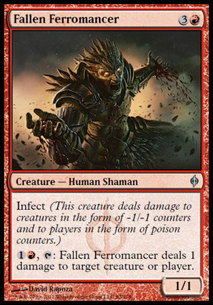 Fallen Ferromancer (New Phyrexia) Light Play