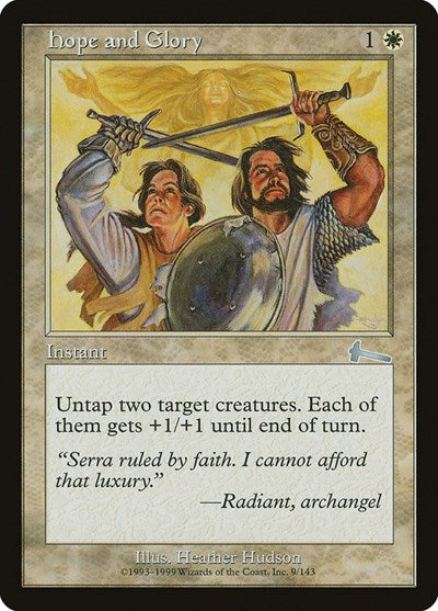 Hope and Glory (Urza's Legacy) Light Play