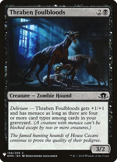 Thraben Foulbloods (Mystery Booster) Light Play