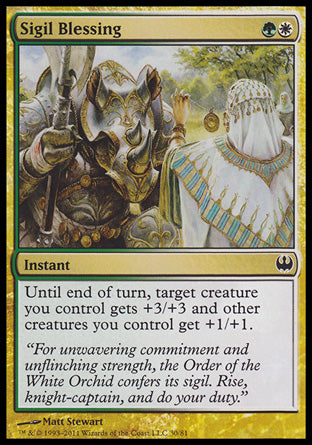 Sigil Blessing (Duel Decks: Knights vs Dragons) Medium Play