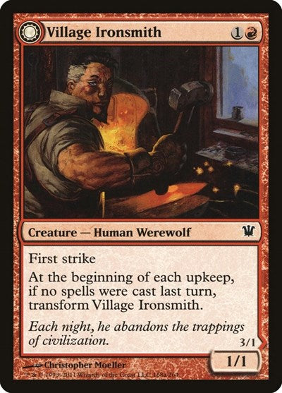 Village Ironsmith (Innistrad) Light Play Foil