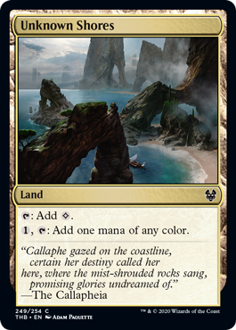 Unknown Shores (Theros Beyond Death) Light Play