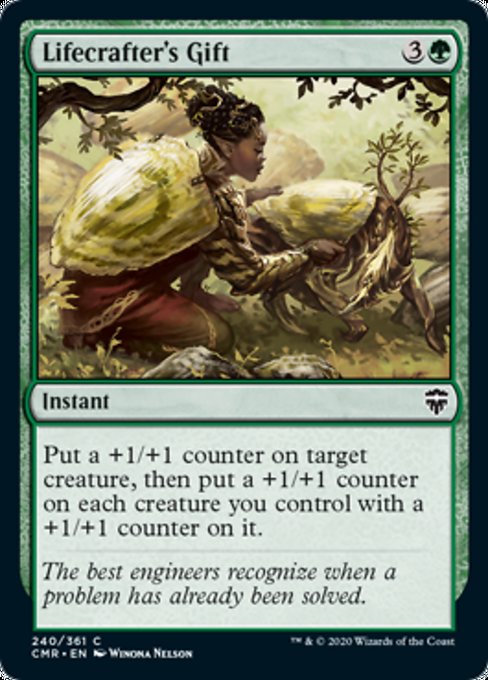 Lifecrafter's Gift (Commander Legends) Light Play