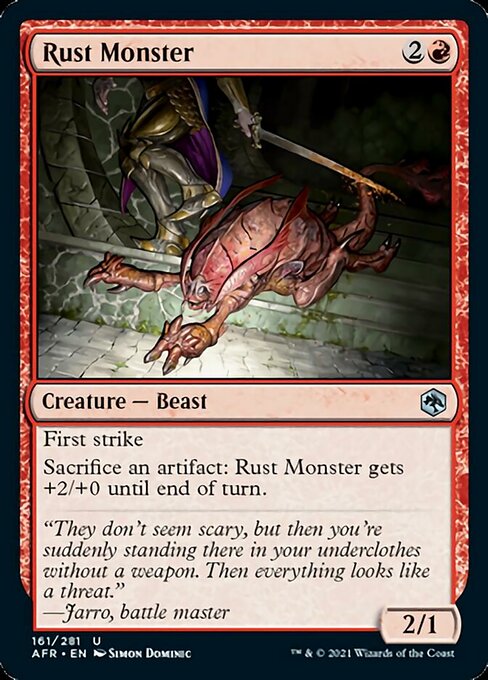 Rust Monster (Adventures in the Forgotten Realms) Light Play