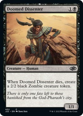 Doomed Dissenter (Jumpstart 2022) Light Play