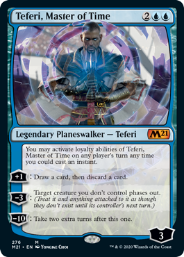 Teferi, Master of Time (276) (Magic 2021 Core Set) Light Play